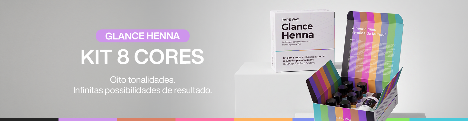 Campanha Lançamento - Kit 8 Hennas